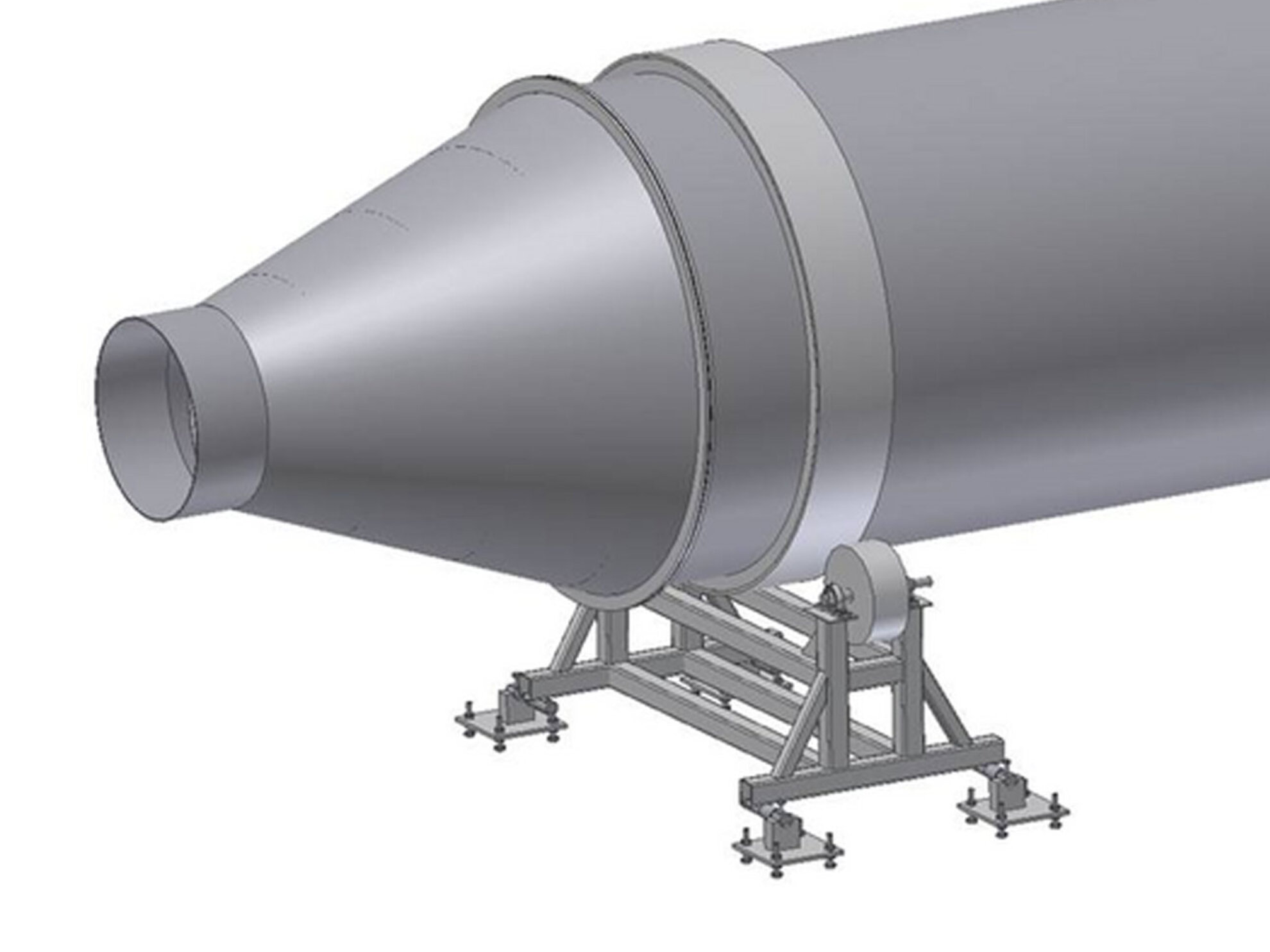 Large reactor mounted on Eilersen heavy duty beam load cells