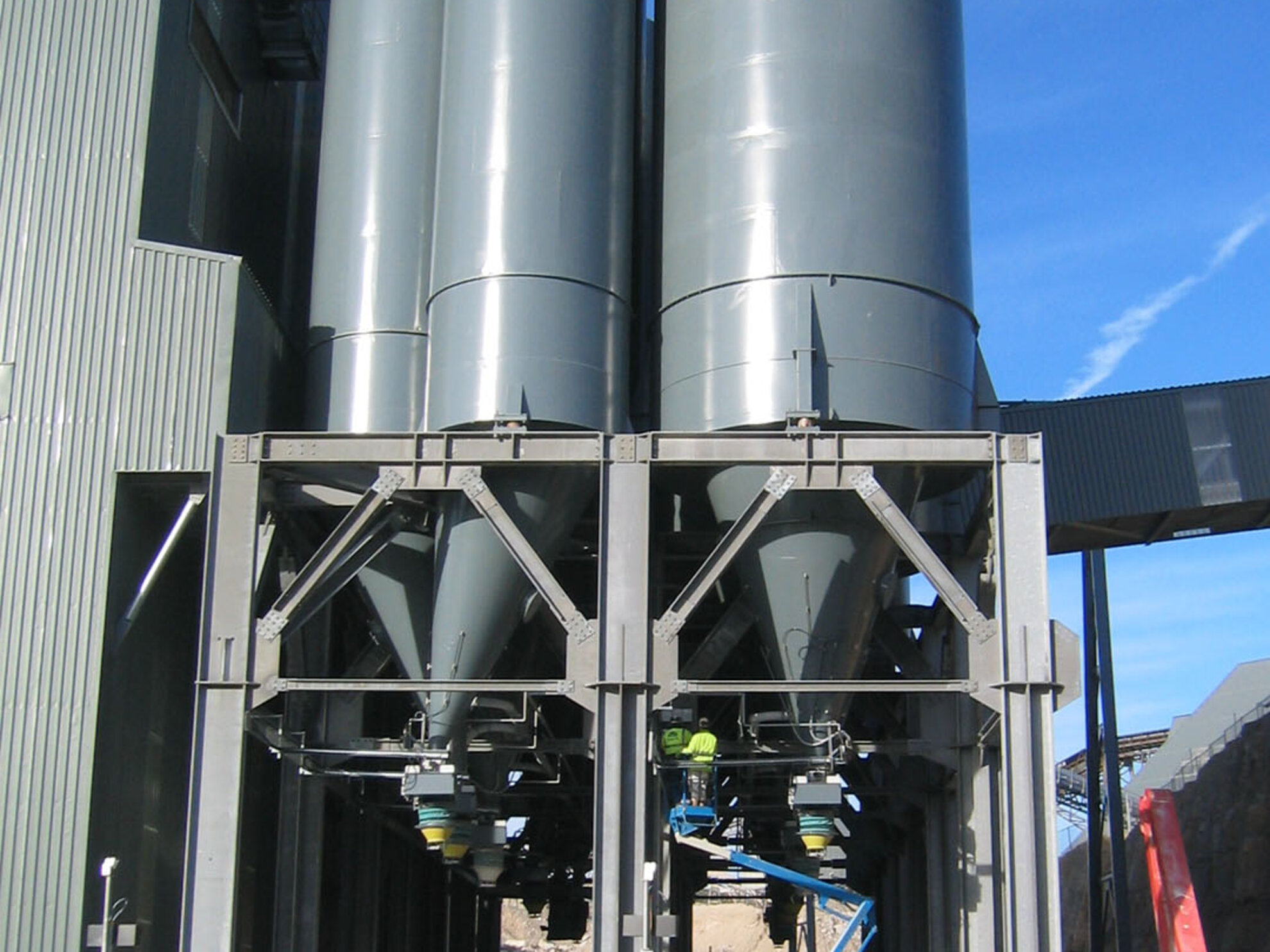 Silo weighing in mining industry