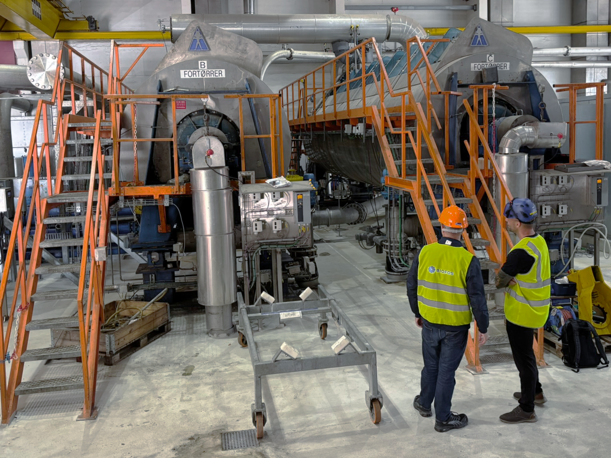 Eilersen heavy duty compression load cells used to measure sludge and wastewater levels