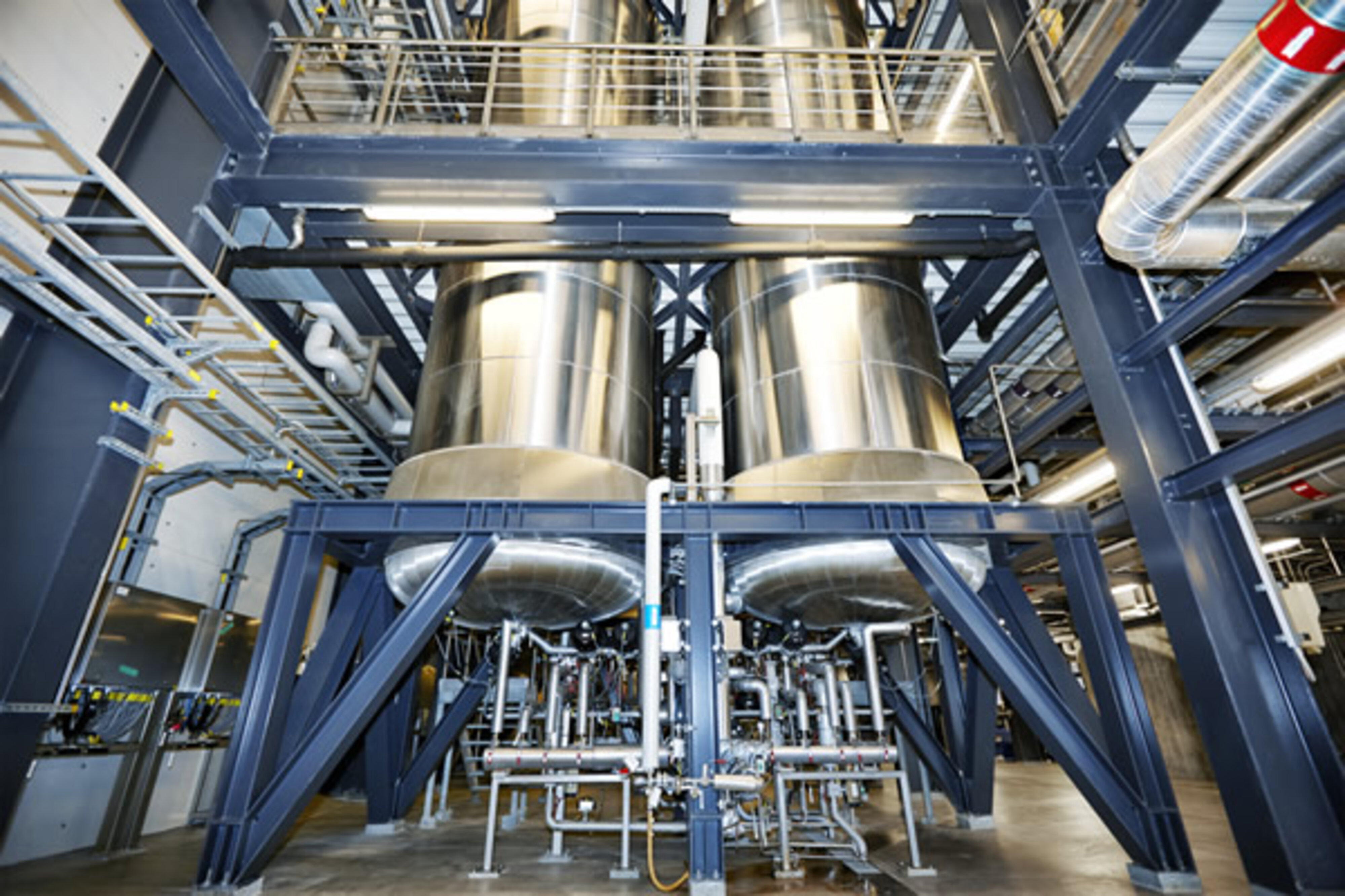 Load cells used on fermentation plant