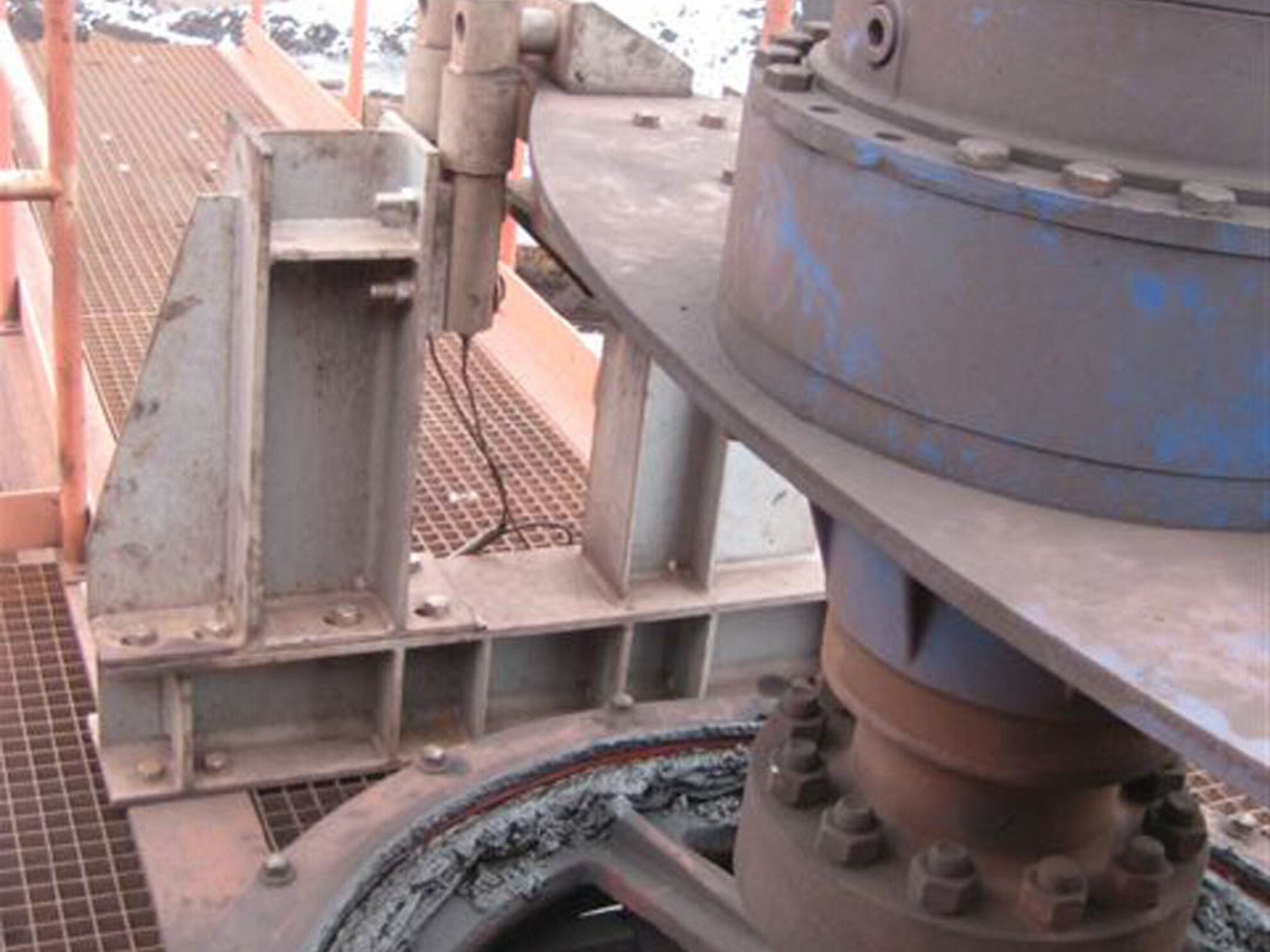 Eilersen load cells installed in force measurement application