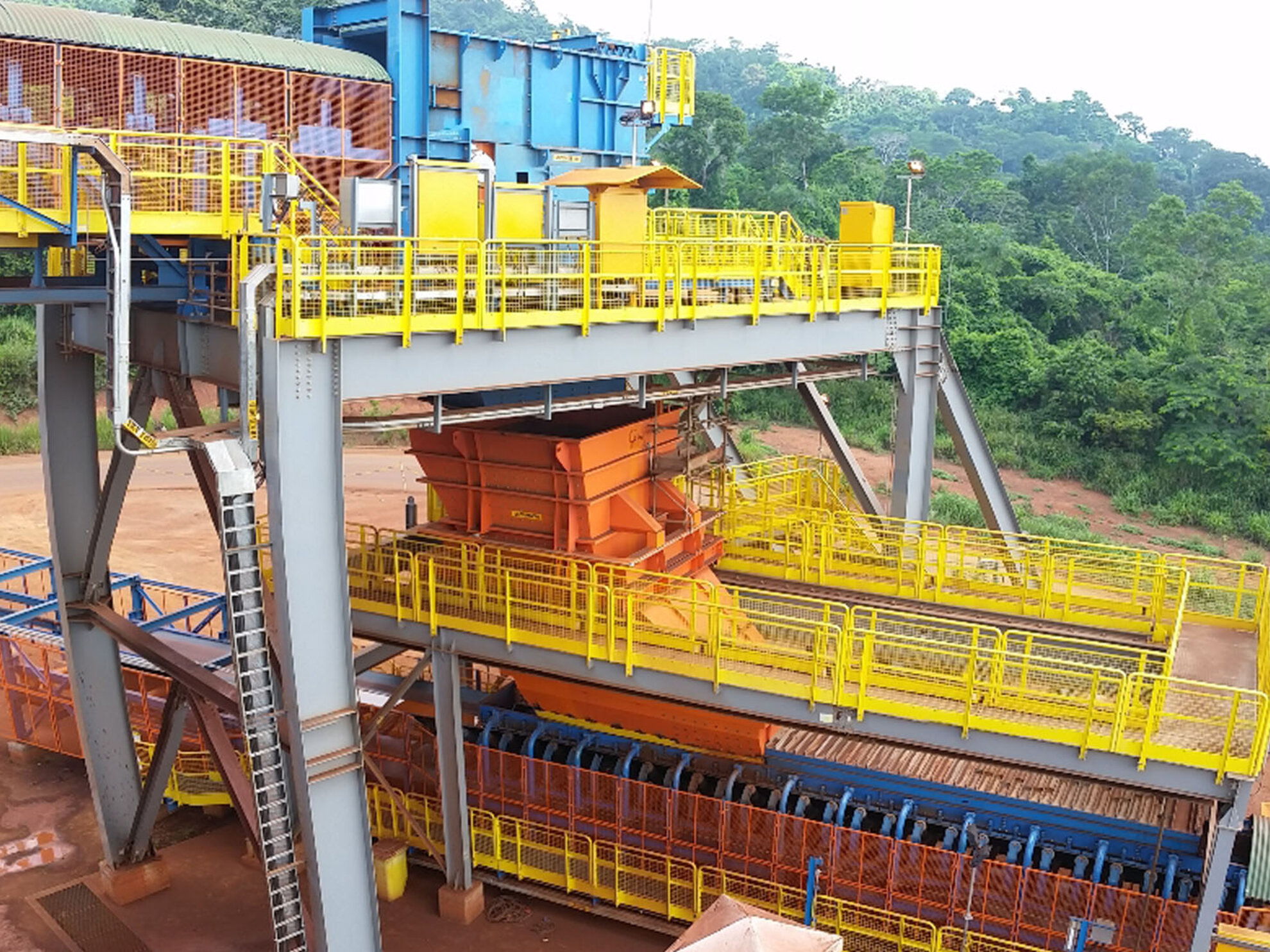Eilersen load cells used in iron ore production in Brazil (VALE)