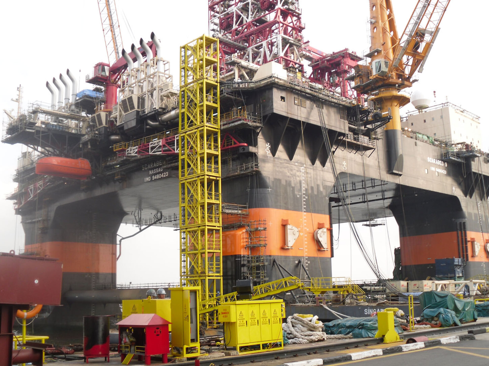 Eilersen load cells used on offshore semisubmersible Scarabeo