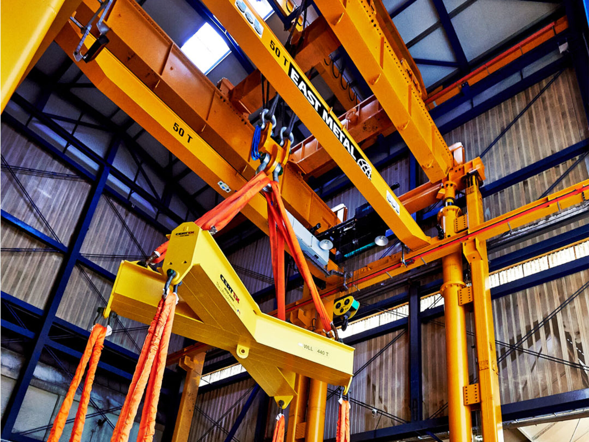 Pre-calibrated load cells for 1500ton test station